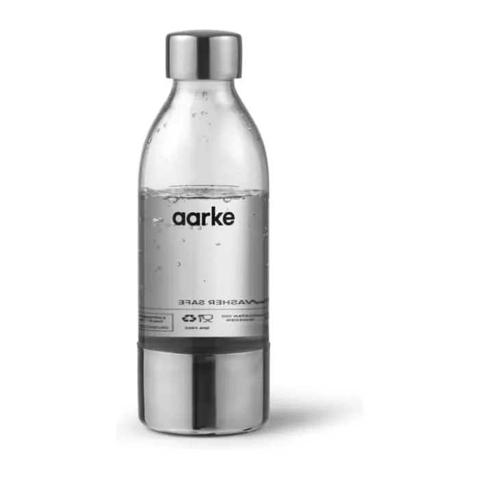 Aarke Lille Carbonator Flaske 450 ml - Plastik - Klar/stål