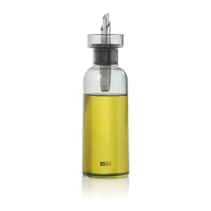 AdHoc AromaPour Olie-/eddikedispenser 300 ml - Automatisk lukning - Drypopsamler