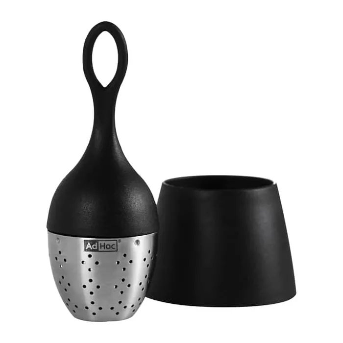 AdHoc Floatea Teæg H 12,5 cm - Plastik/rustfrit stål - Sort