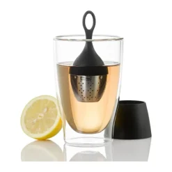 AdHoc Floatea Teæg H 12,5 cm - Plastik/rustfrit stål - Sort