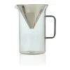 AdHoc Impact Pour-over Kaffebrygger 600 ml - Borosilikatglas/rustfrit stål - Grå