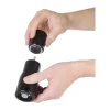 AdHoc Levo Salt- og peberkværn H 15 cm - Akacietræ - Sort