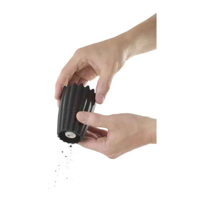AdHoc MagTwo Kværnsæt - 2 dele H 19,5 cm - Plastik/bambus - Sort