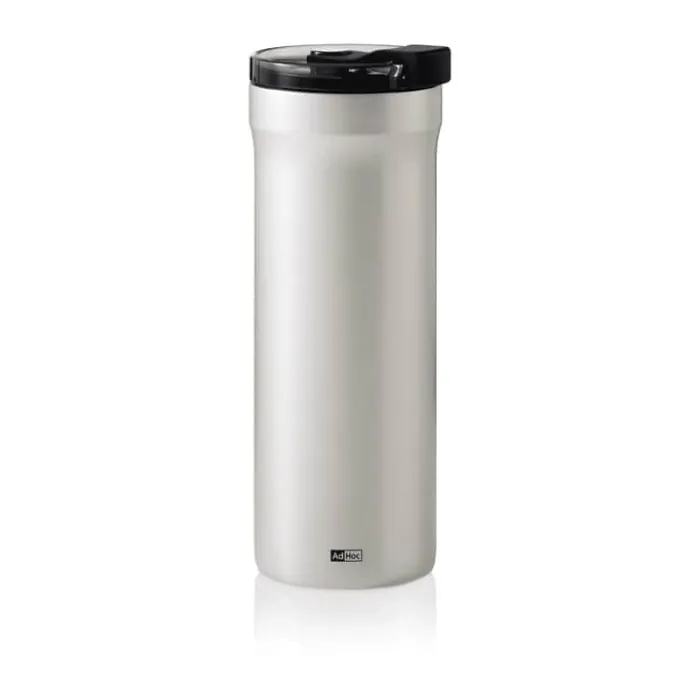 AdHoc Pulse Termokrus 300 ml - Rustfrit stål - Lysegrå