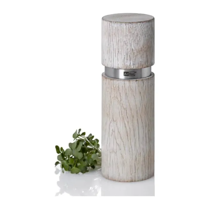 AdHoc Textura Kværn H 15 cm - Asketræ/rustfrit stål - Natur