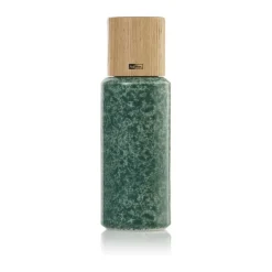 AdHoc Yara Kværnsæt - 2 dele H 18 cm - Keramik/egetræ - Grøn