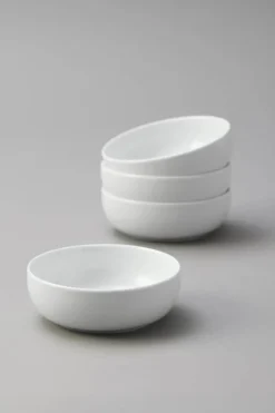Aida Atelier Skål - 4 stk. Ø 13 cm - Porcelæn - Hvid