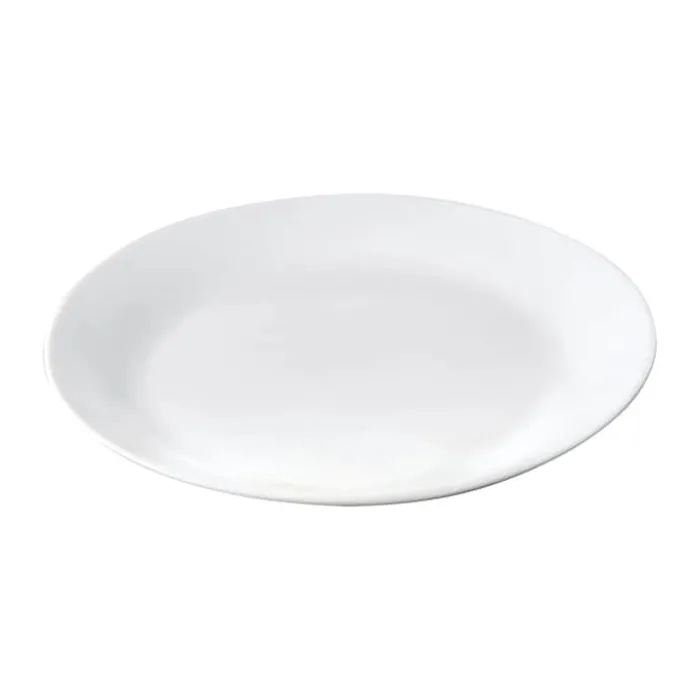 Aida Café Steaktallerken - 4 stk. B 27,5 x L 27,5 cm - Porcelæn - Hvid