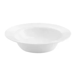 Aida Enso Dyb Tallerken Ø 22 cm - Porcelæn - Hvid