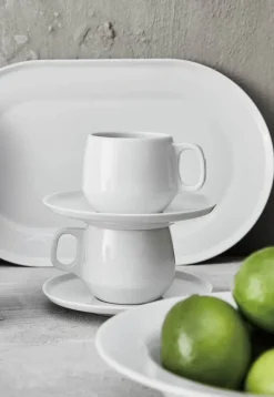 Aida Enso Fad Ø 22,9 cm - Porcelæn -Hvid