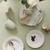 Aida Groovy Frokosttallerken Ø 21 cm - Stentøj - Hvid