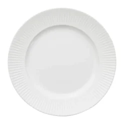 Aida Groovy Frokosttallerken Ø 21 cm - Stentøj - Hvid