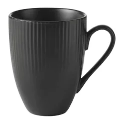 Aida Groovy Krus m. hank 30 cl - Stentøj - Sort
