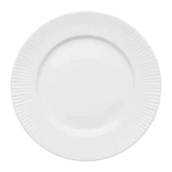 Aida Groovy Tallerken Ø 19 cm - Porcelæn - Hvid