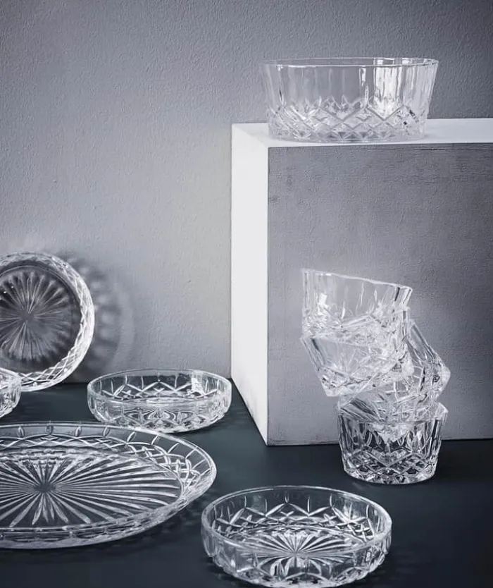 Aida Harvey Dessertsæt - 5 dele Glas - Klar