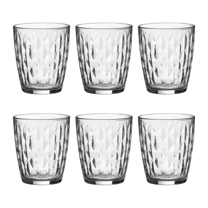 Aida Mosaic Vandglas - 6 stk. 34 cl - Glas - Klar