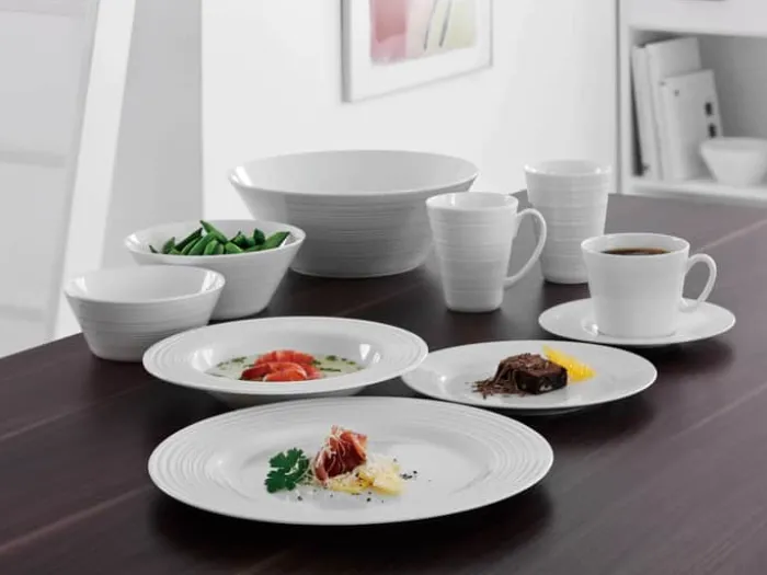 Aida Passion Skål Ø 26 cm - Porcelæn - Creme Hvid