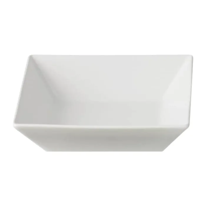 Aida Quadro Skål B 17,5 x L 17,5 cm - Stentøj - Hvid