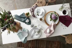 Aida Relief Rundt fad Ø 33 cm - Porcelæn - Hvid