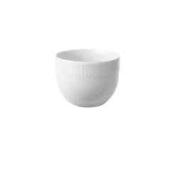 Aida Relief Sukkerskål Ø 8,7 x H 6,8 - Porcelæn - Hvid