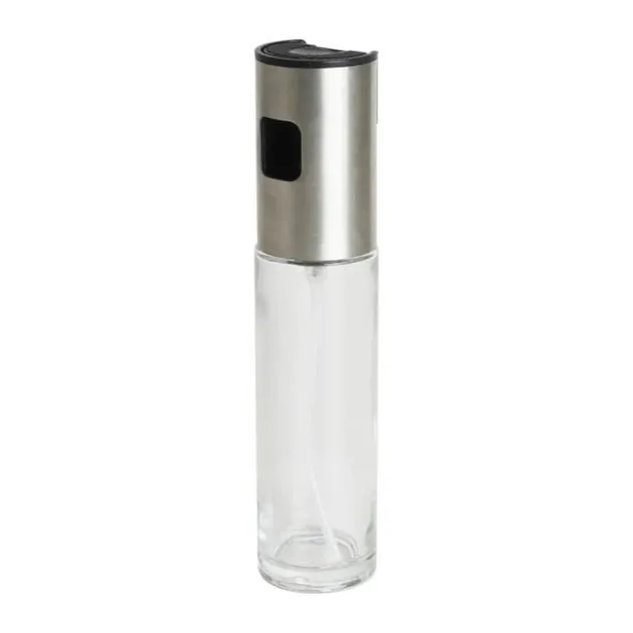 AIRFRYER Oliesprayflaske til airfryer 100 ml - Glas/stål - Klar