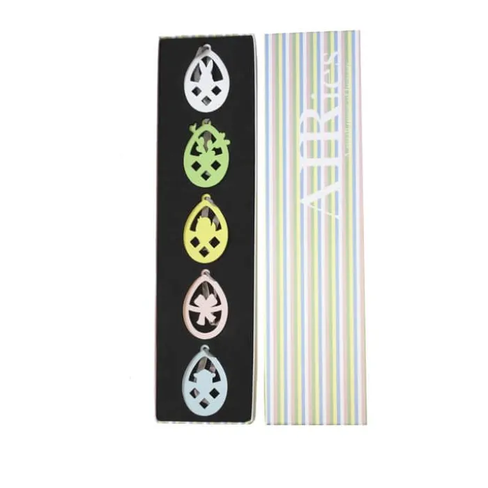 AIRies AIRies Påskeophæng - 5 stk. B 3,7 x L 5,5 cm - Zink - Multifarvet
