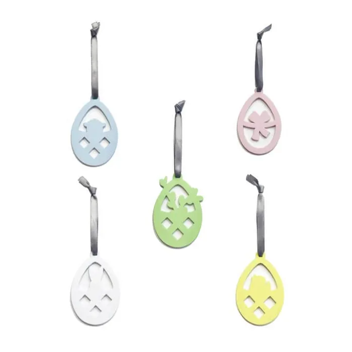 AIRies AIRies Påskeophæng - 5 stk. B 3,7 x L 5,5 cm - Zink - Multifarvet