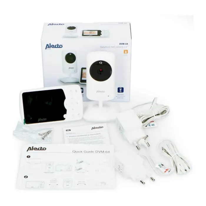 Alecto Baby DVM-64 Babyalarm med video Udstyret med temperaturmåler