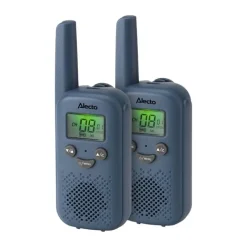 Alecto Walkie-talkie sæt - 2 dele Genopladelig - ABS-plastik- Blå