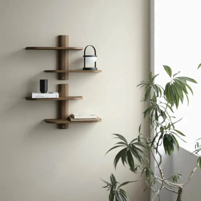 Andersen Furniture Bend Hylde H 40 x B 50 xD 18 cm - Egetræ - Brun
