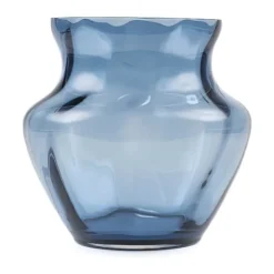 Anna von Lipa Dahlia Vase Ø 23 x H 22 cm - Glas - Blå