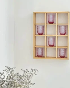 Anna von Lipa Swirl Vandglas 25 cl - Glas - Rosa