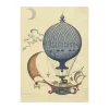Architectmade Plakat Ballonrejsen B 30 x L 40 cm - Mat papir - Flerfarvet