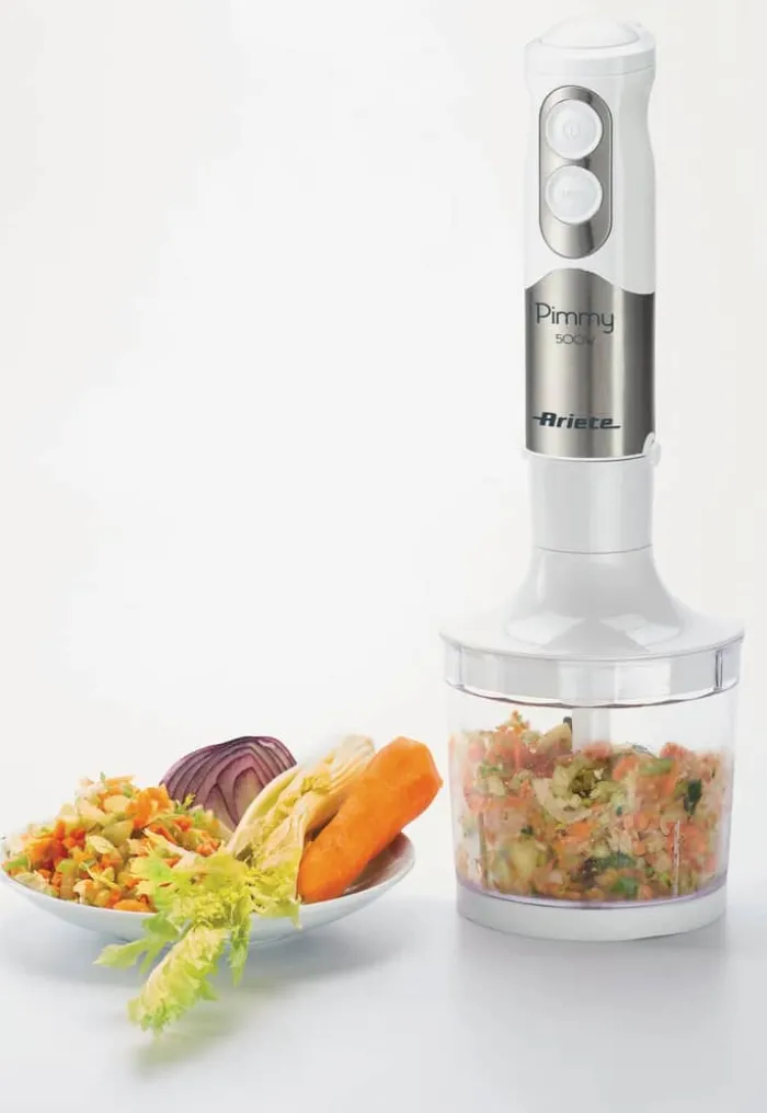 Ariete 3-i-1 Stavblender 500 Watt - 500 ml skål - Inkl. tilbehør
