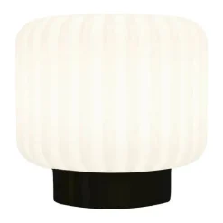 Atelier Pierre since 1968 Dentelles Wide XL Portable Bordlampe H 30,7 x Ø 27 cm - LED - Hvid/sort