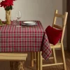 Atenas Aberdeen Voksdug B 150 x L 250 cm - Bomuld/polyester - Rød/grøn