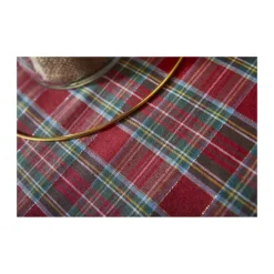 Atenas Aberdeen Voksdug B 150 x L 250 cm - Bomuld/polyester - Rød/grøn