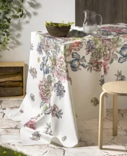 Atenas Dalia Dug B 150 x L 250 cm - Bomuld - Fondo blanco