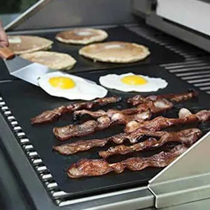 Barbecue Masters Flex Grillmåtte - 2 stk. B 33 x L 40 cm - Silikone - Hvid