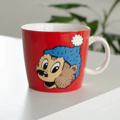 Barbo Toys Krus- Rasmus/ Pelle 30 cl - Keramik - Rød