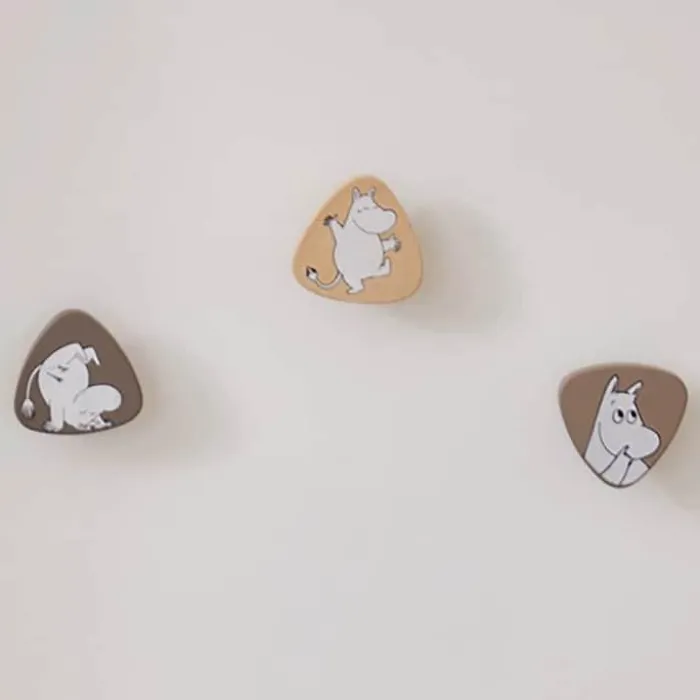 Barbo Toys Mumi Knager - 3 stk. Ø 11 cm - Mdf - Natur