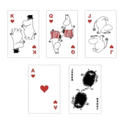 Barbo Toys Mumi Spillekort - Hus B 7,5 x H 4 x L 10,5 cm - Grå