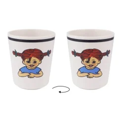 Barbo Toys Pippi Spisesæt - 5 dele Genbrugsplast - Multifarvet