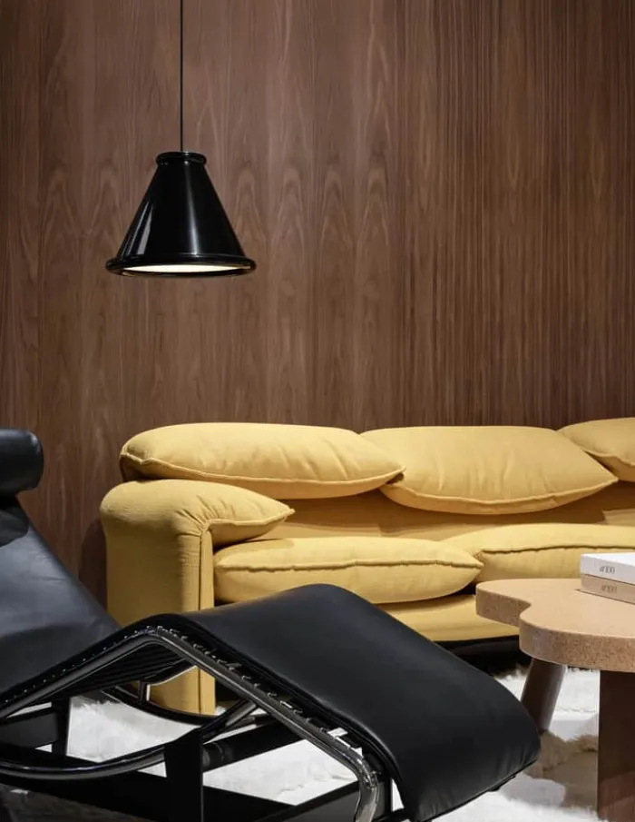 Belid Belle Pendel Ø 36 x H 28,5 cm - Metal - Glossy Black