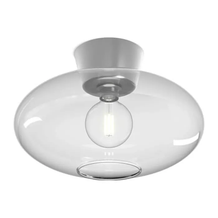 Belid Bullo Plafond Ø 38 cm - Glas - Klar/sølvfarvet