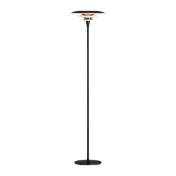 Belid Diablo Gulvlampe H 134,5 cm - G9 - Mat sort/rød