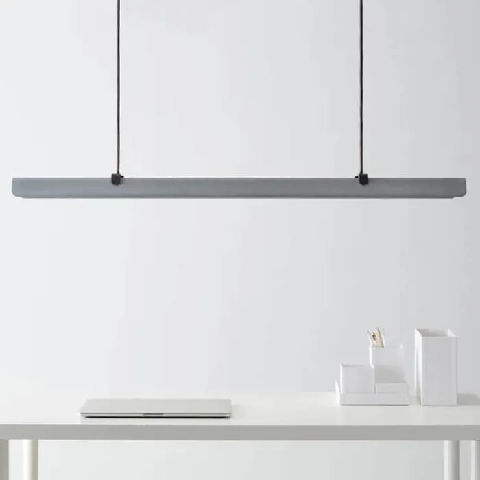 Belid Fold Pendel Office L 116 cm -LED - Beton