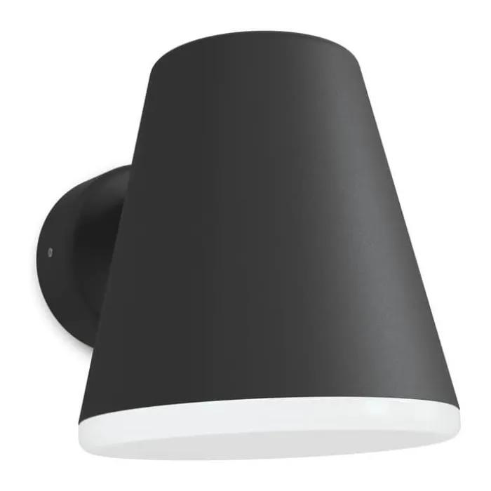Belid Mist Væglampe H 19 cm - Metal/glas - Sort