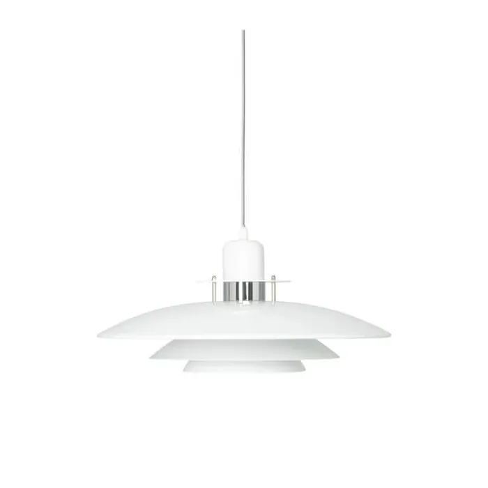 Belid Primus I Pendel Ø 43 cm - E27 - Hvid/krom