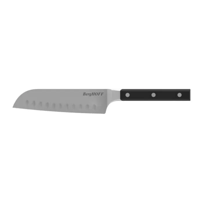 BergHOFF Gene Santokukniv L 13,5 cm - Rustfrit stål/ABS-plastik - Sort